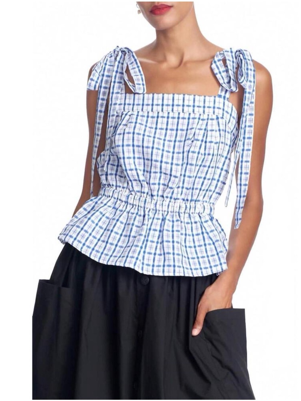 Corey Lynn Carter Midge Top In Colbalt Size S Summer Luxury